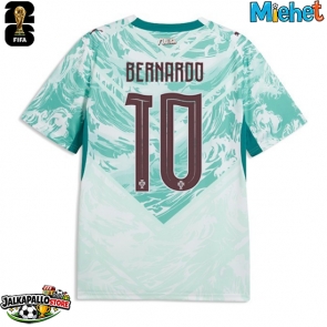 Portugali Bernardo Silva #10 Vieraspaita MM-kisat 2026 Lyhythihainen